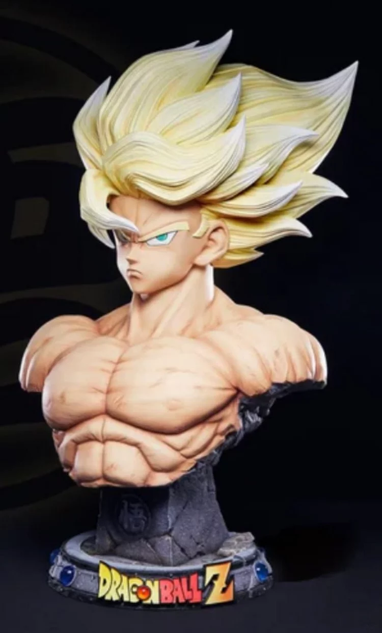 Goku SSJ Namek Bust 3D Print Model PresetsFX