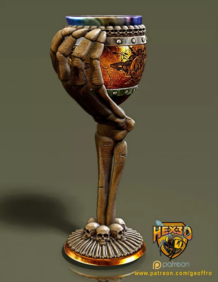 Hex3D - Skull Hand ChaliceHex3D - Skull Hand Chalice