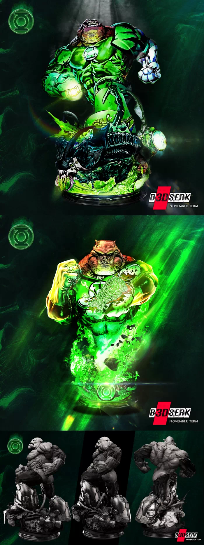Kilowog_Statue