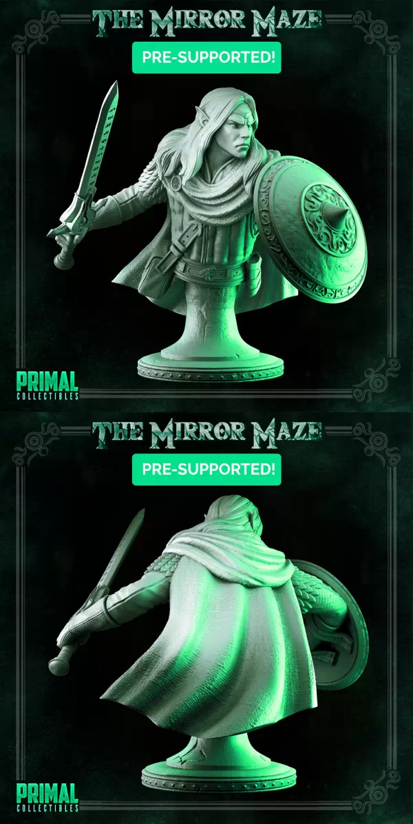 Primal Collectibles - Athos Elf Hero Bust