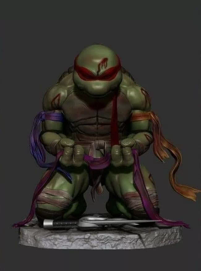 Battle Raphael — TMNT — Fan Art - 3D print model - PresetsFX.com