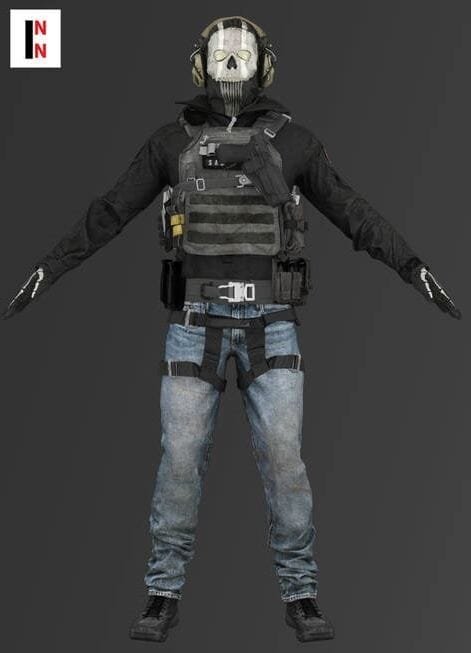 Genesis Cod COD – Ghost Urban Outfit for Genesis 8 Male > DAZ 3D & Poser ...