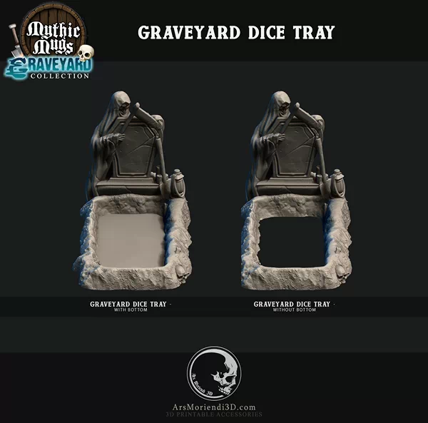 Graveyard Dice Tray
