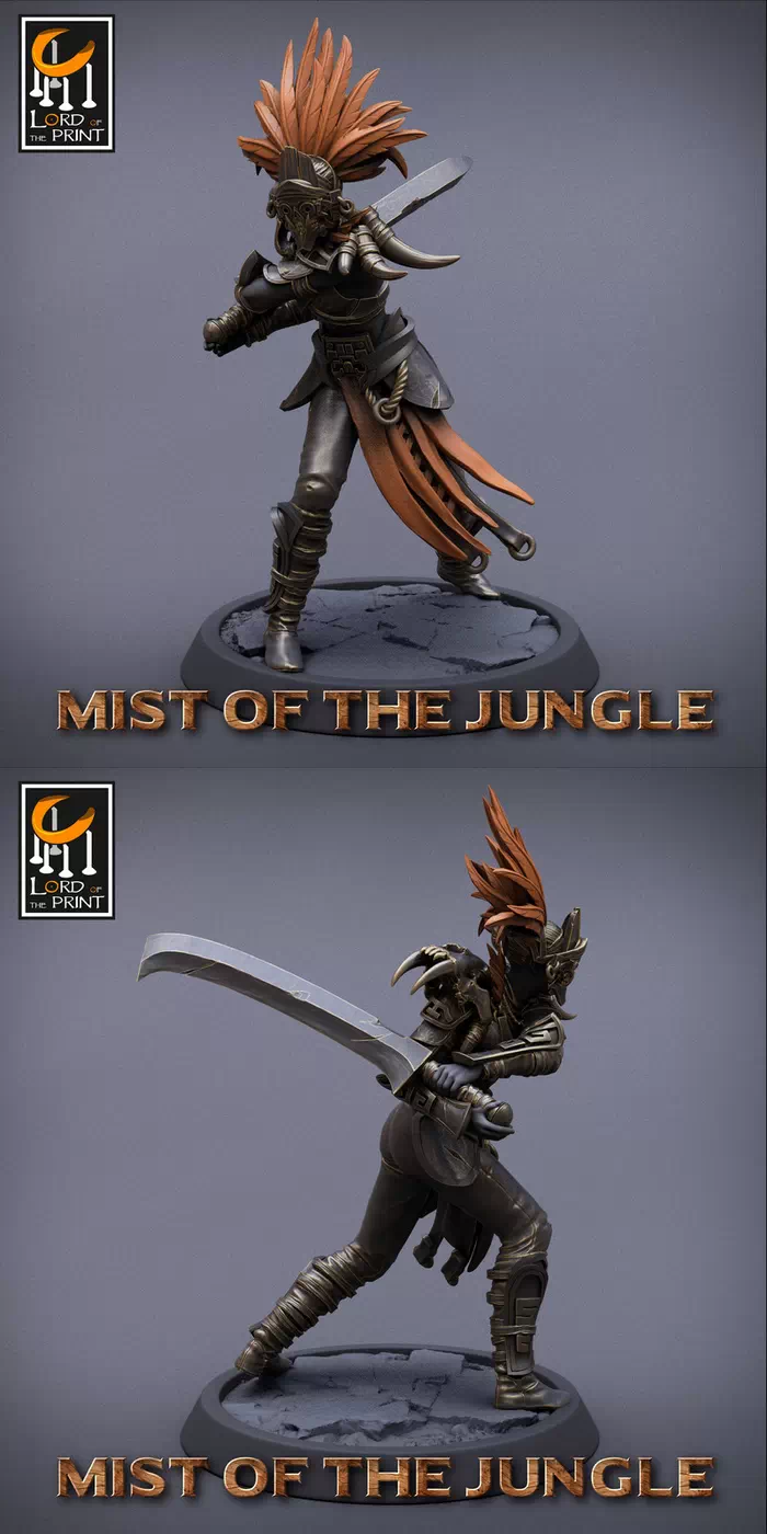 Amazon Light Sword Attack - Mists of the Jungle