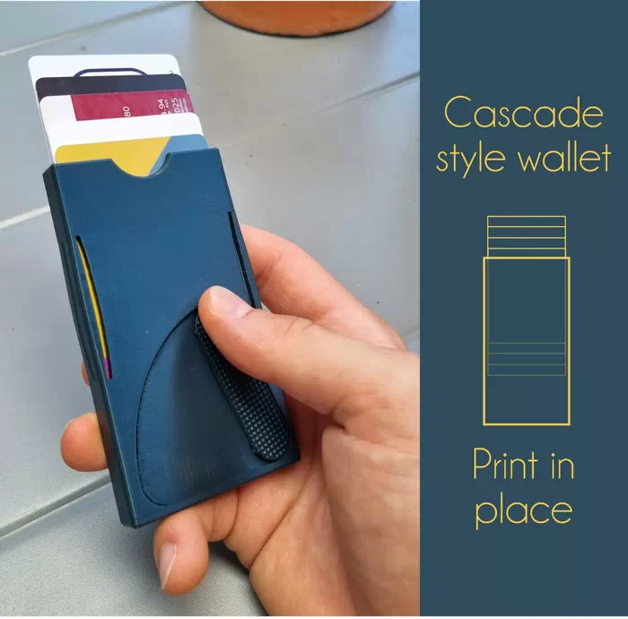 Cascade card wallet