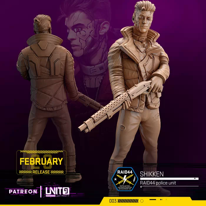 Cyberpunk - Shikken - RAID44 police unit