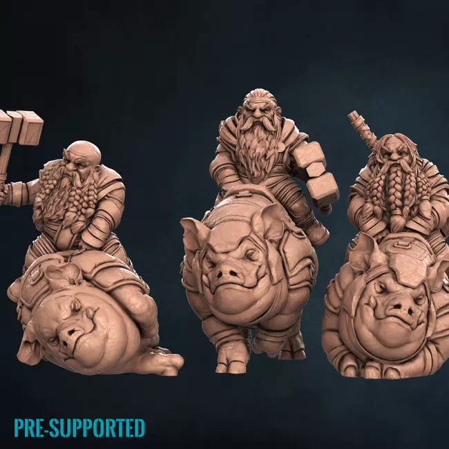Dwarf Hog Riders