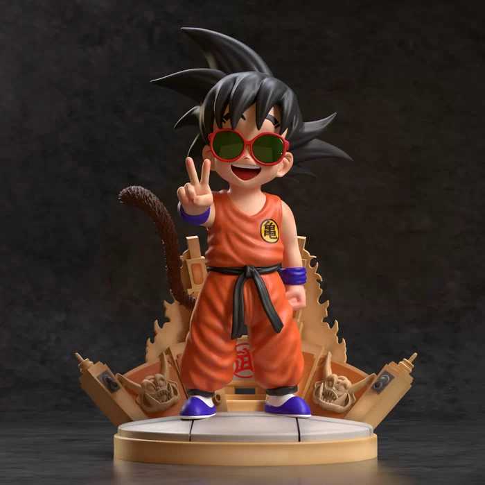 Goku with Master Roshis glasses
