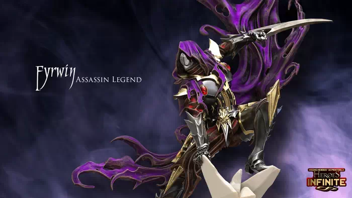 Heroes Infinite - Elves of Darkness and Demons of Lust - Fyrwin, Assassin Legend