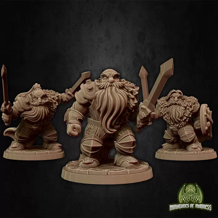 Miniatures Of Madness - Hold my Dwarf - Soldier Set 5