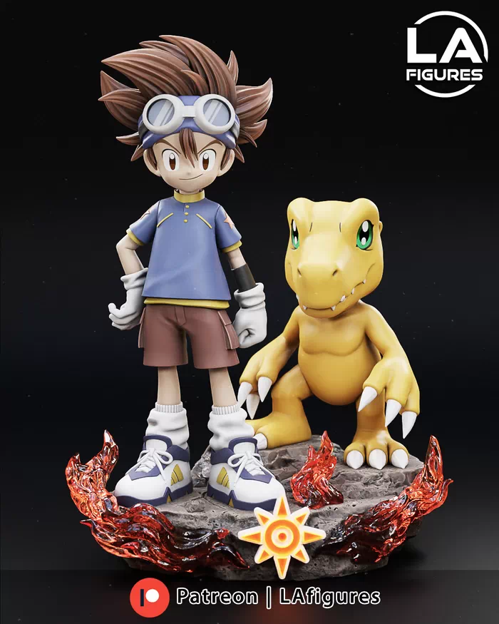 Tai and Agumon