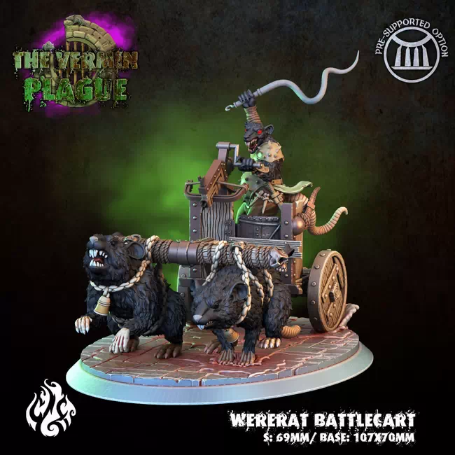 The Vermin Plague - Wererat Battlecart