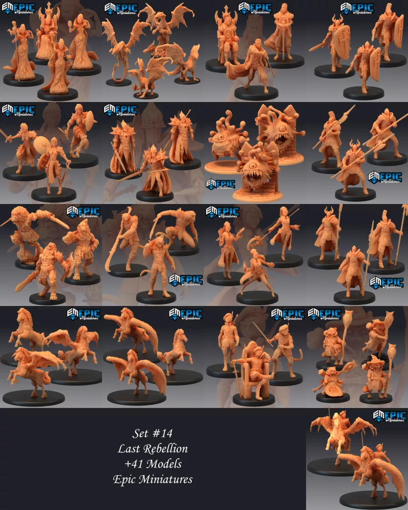 14 Epic Miniatures - Last Rebellion