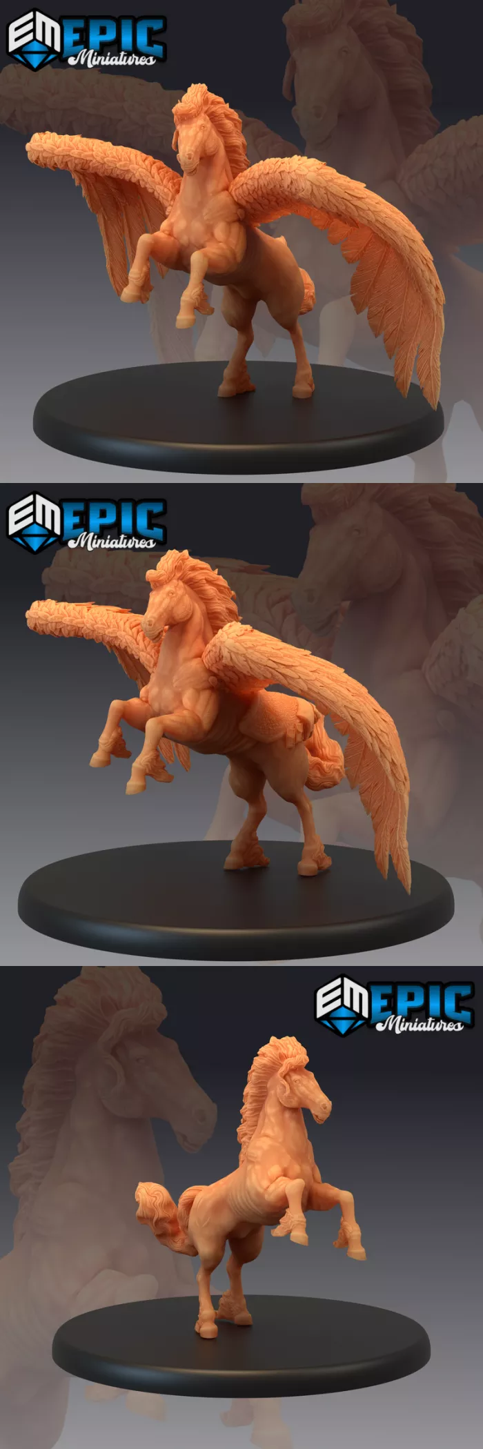 Pegasus - 3 Variations (Large)