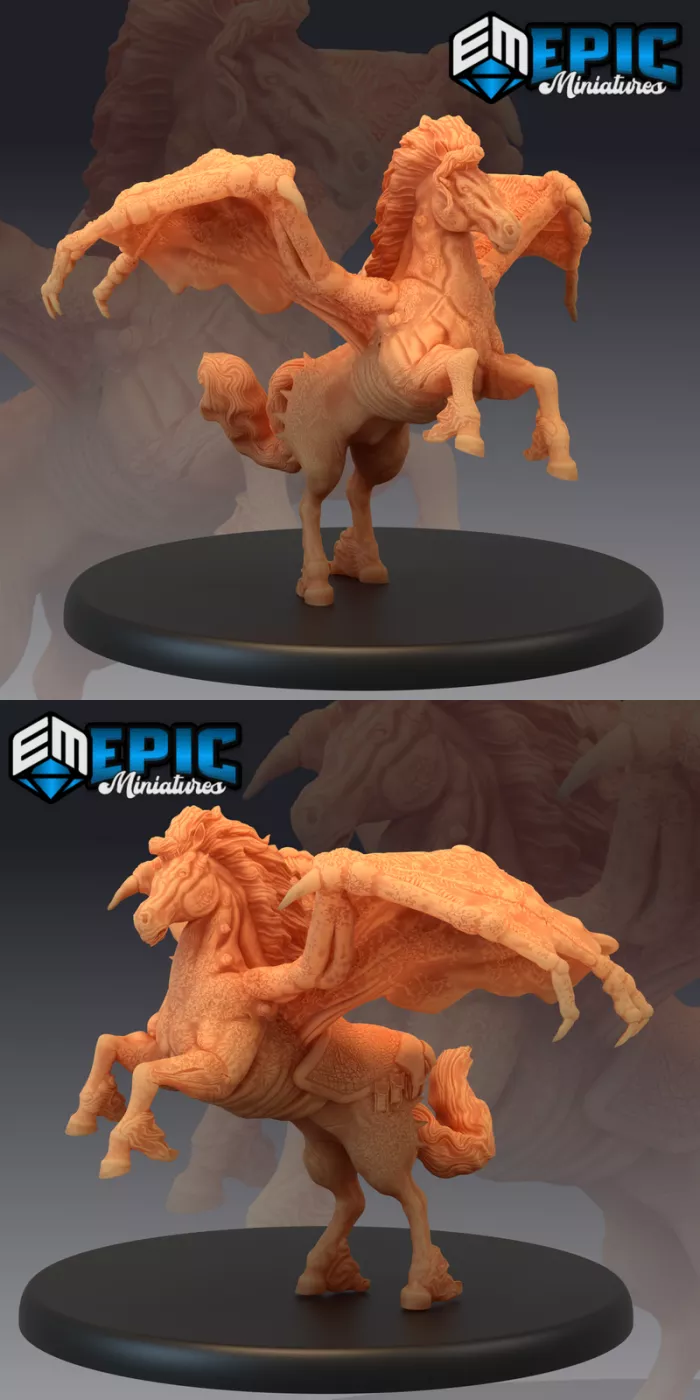 Fallen Pegasus - 3 Variations (Large)