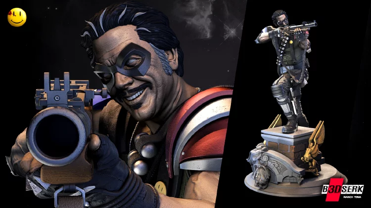 The Comedian Sculpture