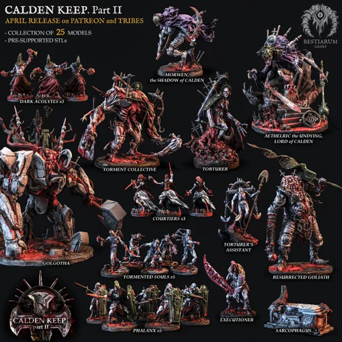Bestiarum Miniatures - Calden Keep II