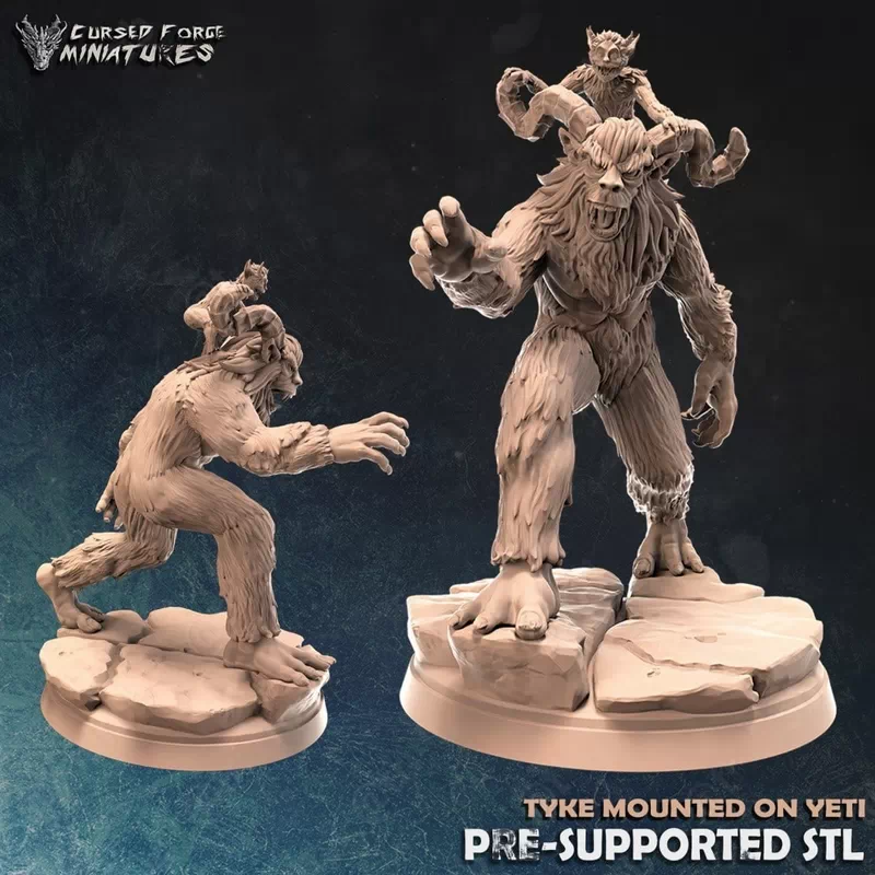 Cursed Forge - Tyke Mounted on Yeti