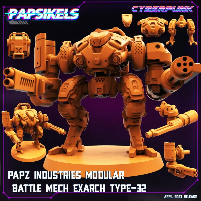 Industries Modulbattle Mech Exarch Type 32