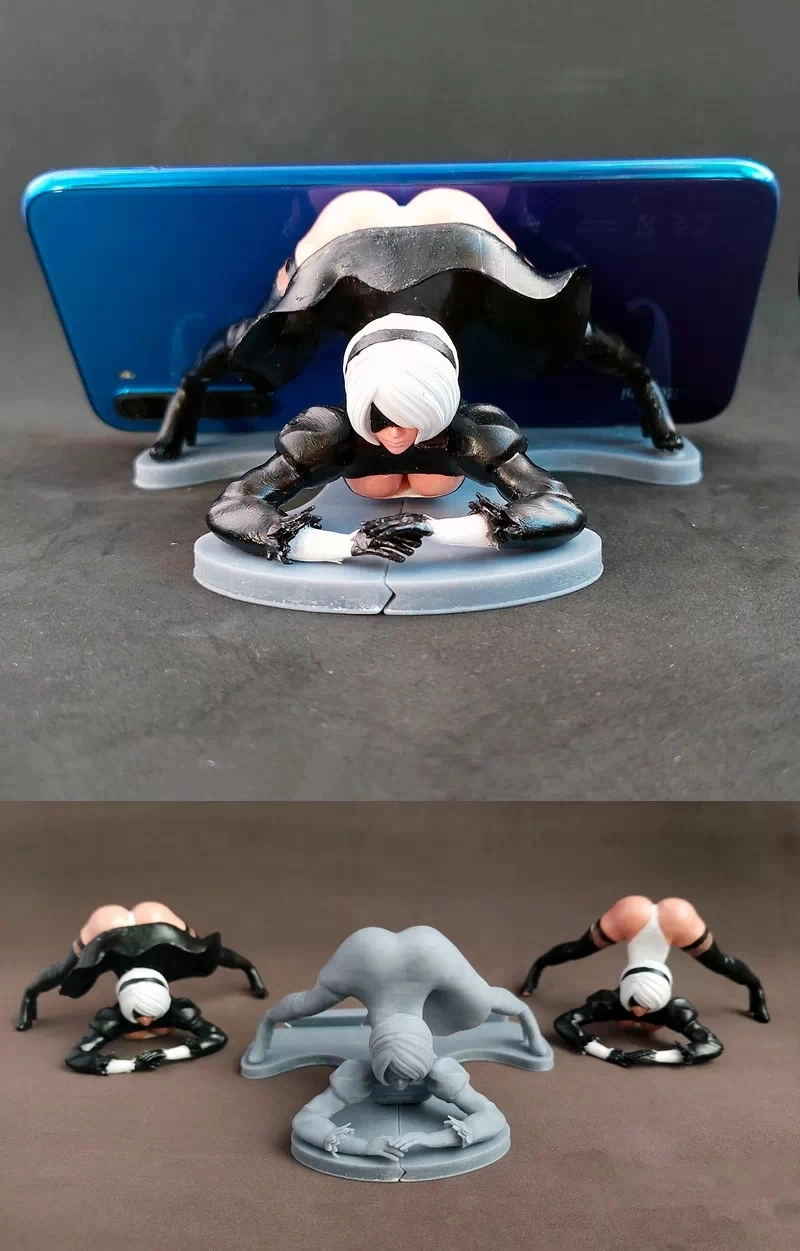 Nier Automata 2b phone holder stand