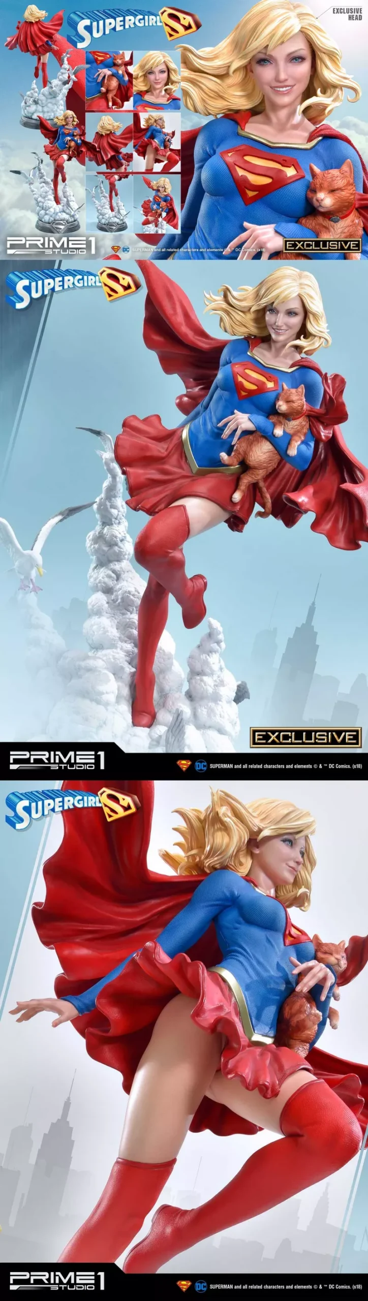 Supergirl Statue