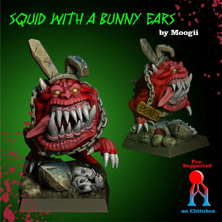 Squig with bunny ears