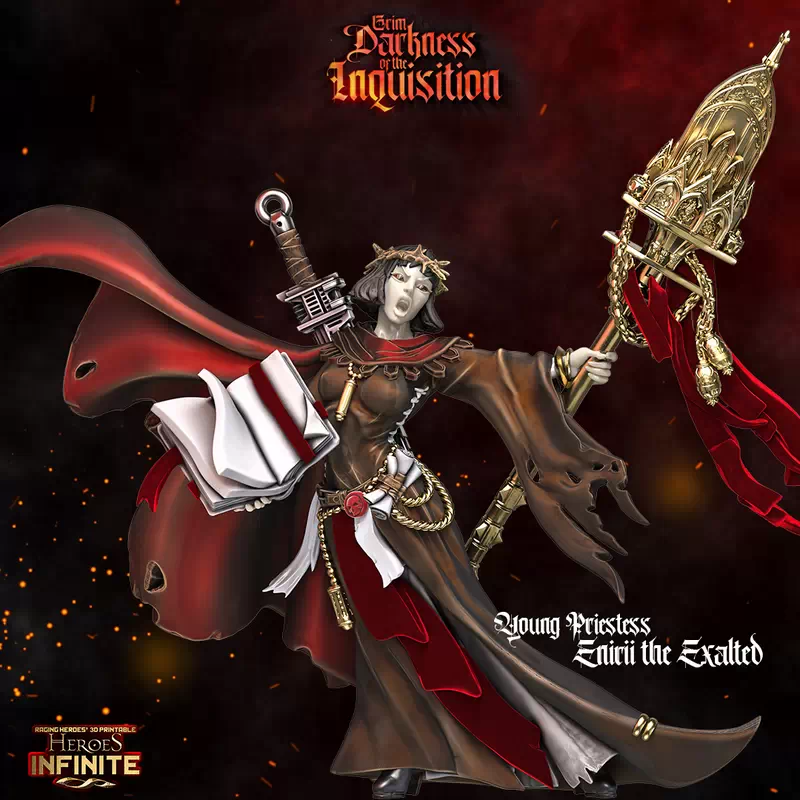 Young Priestess Enirii the Exalted - Grim Darkness of the Inqui