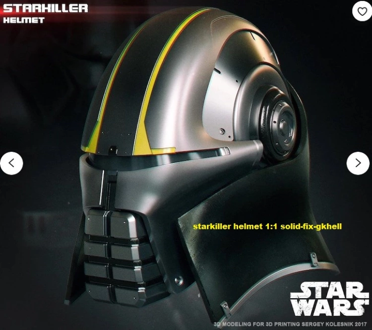 Starkiller helmet - Star Wars: The Force Unleashed