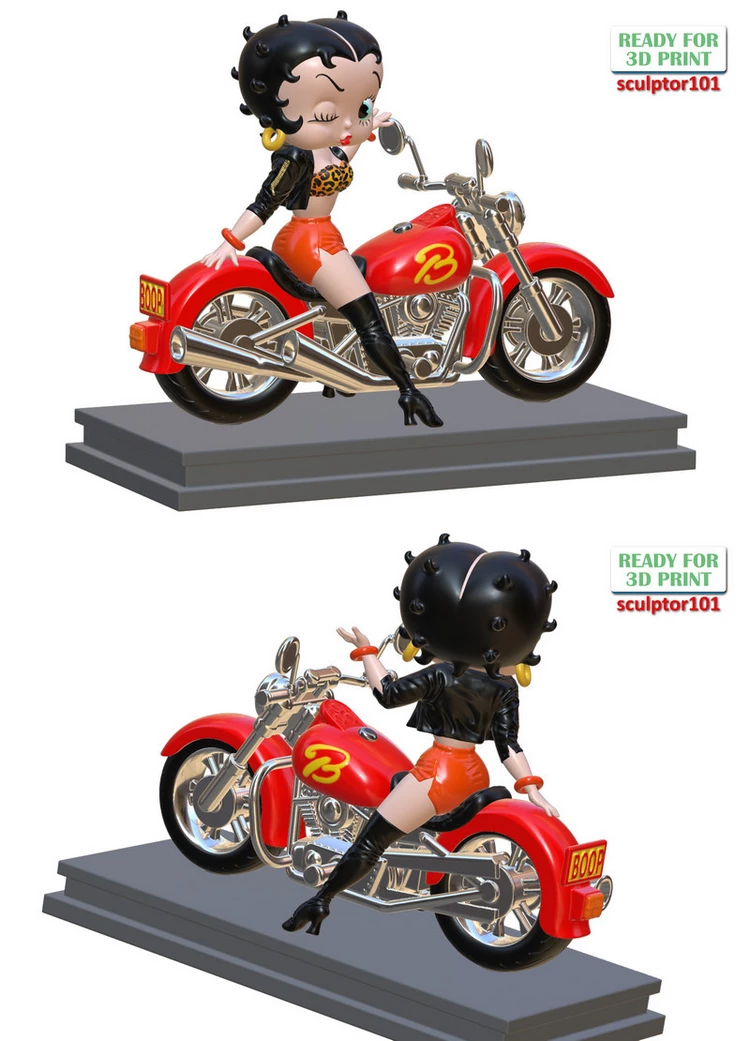 Betty Boop the Biker