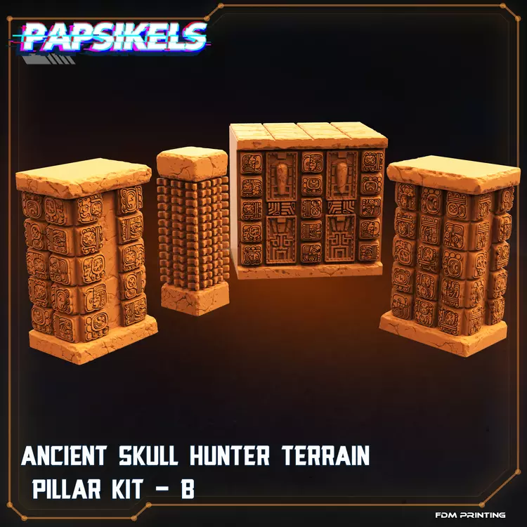 ANCIENT SKULL HUNTER PILLAR KIT B