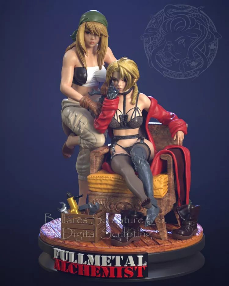 Fullmetal Alchemist - Alphonse Edward and Elric Female v2