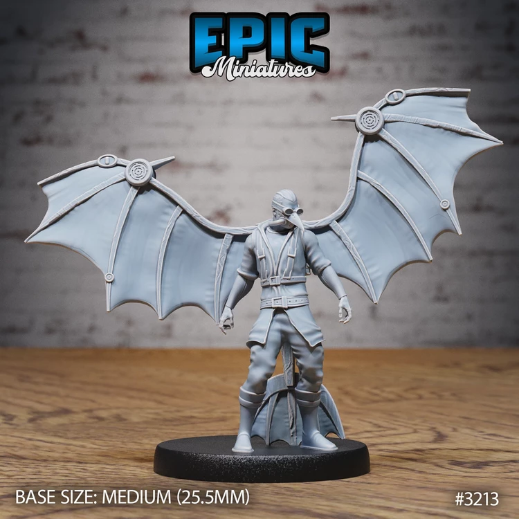 Winged Glider Pilot Levi (Medium)