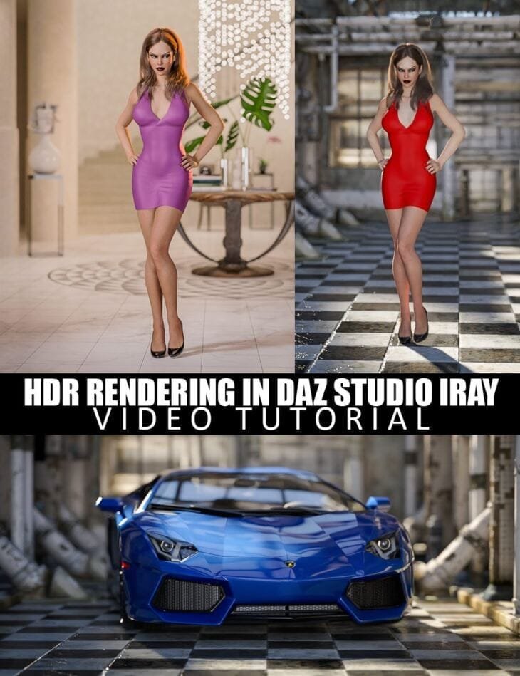 HDR Rendering in DAZ Studio Iray – Video Tutorial > DAZ 3D & Poser ...