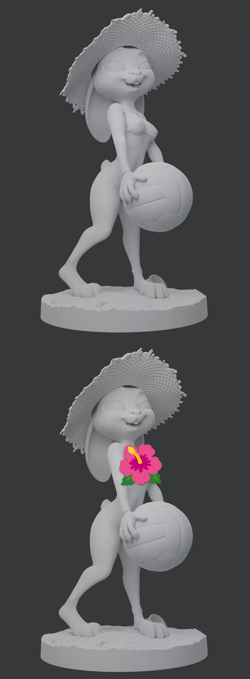 Judy Hopps on the Beach - Zootopia