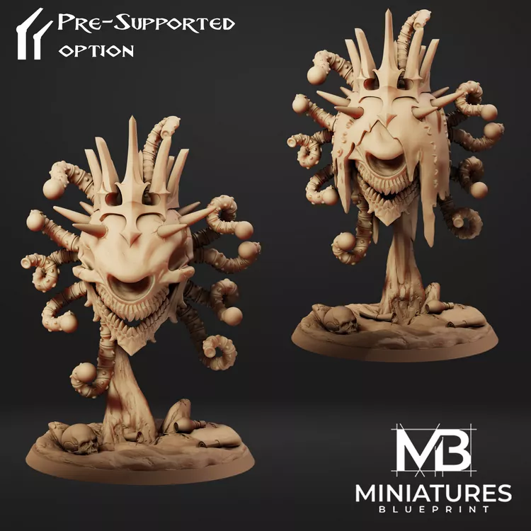 Skull and Death Beholder