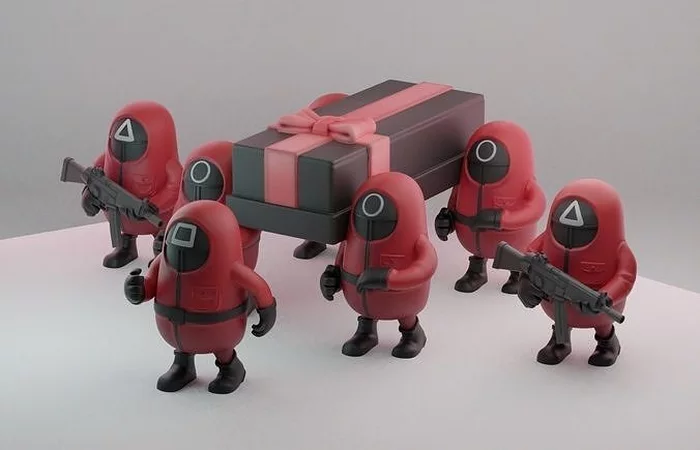 Squid game fall guys skin