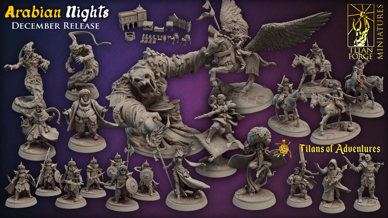 Arabian Nights - Titan Forge Miniatures - 12.2020
