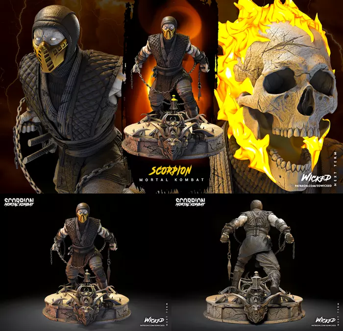 Scorpion Sculpture - 2023