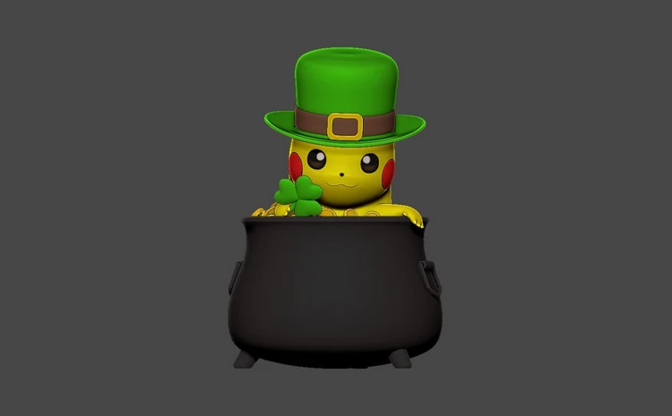 Pikachu leprechaun