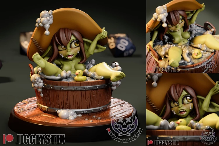 Bath Time Goblin Girl