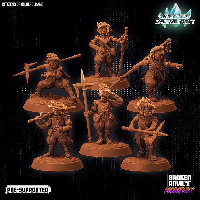 Citizens of Gildlfolkand - Soldiers