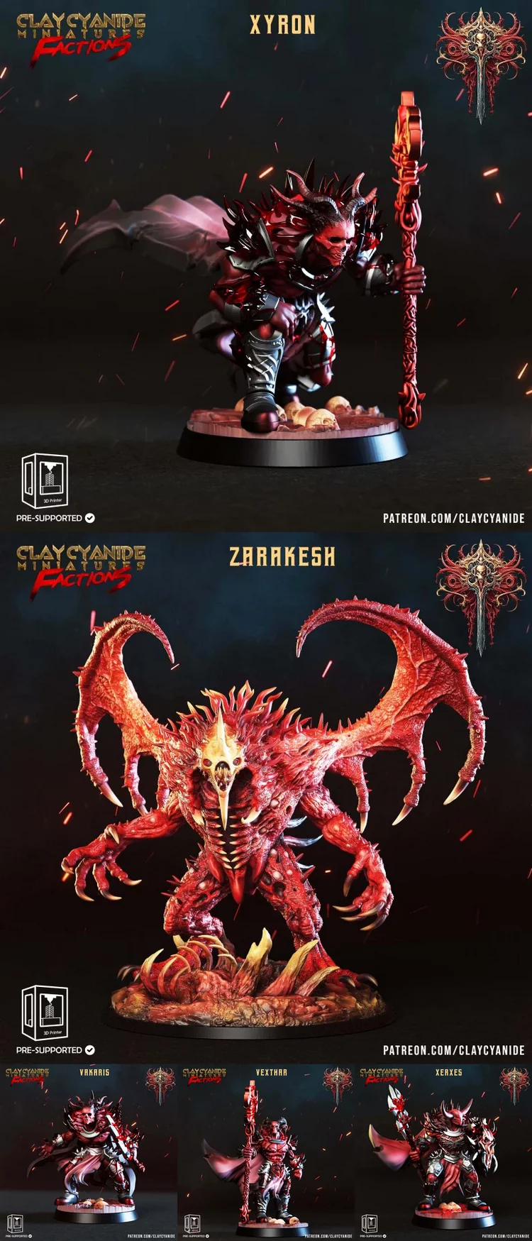 Vakaris, Vexthar, Xerxes, Xyron, Zarakesh