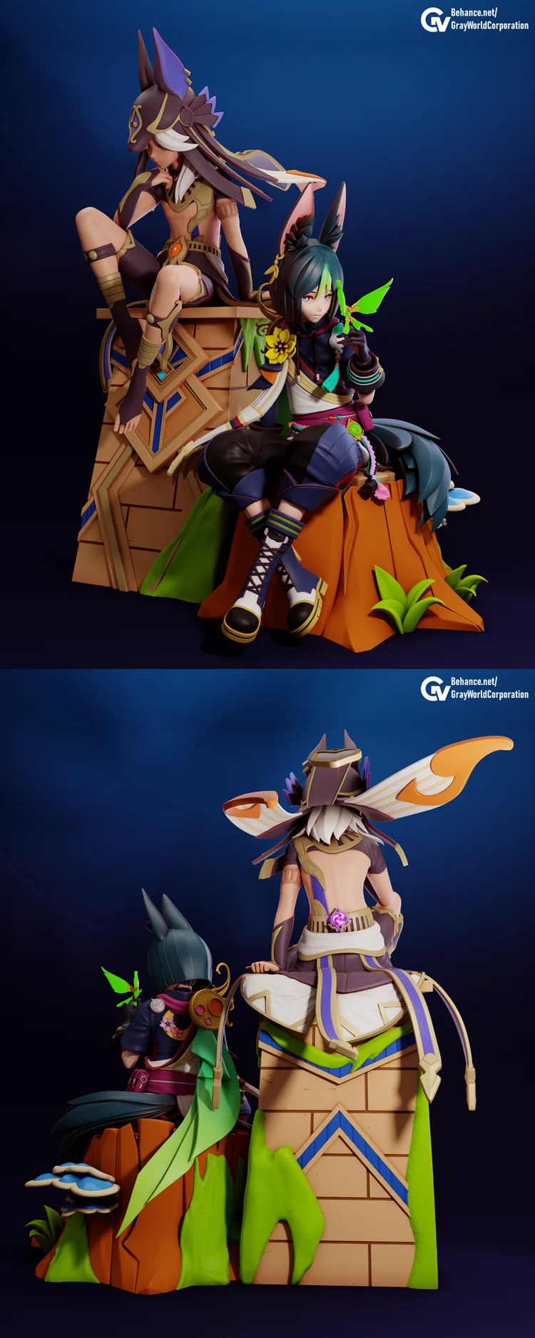 Cyno and Tighnari Extra Base - Genshin Impact