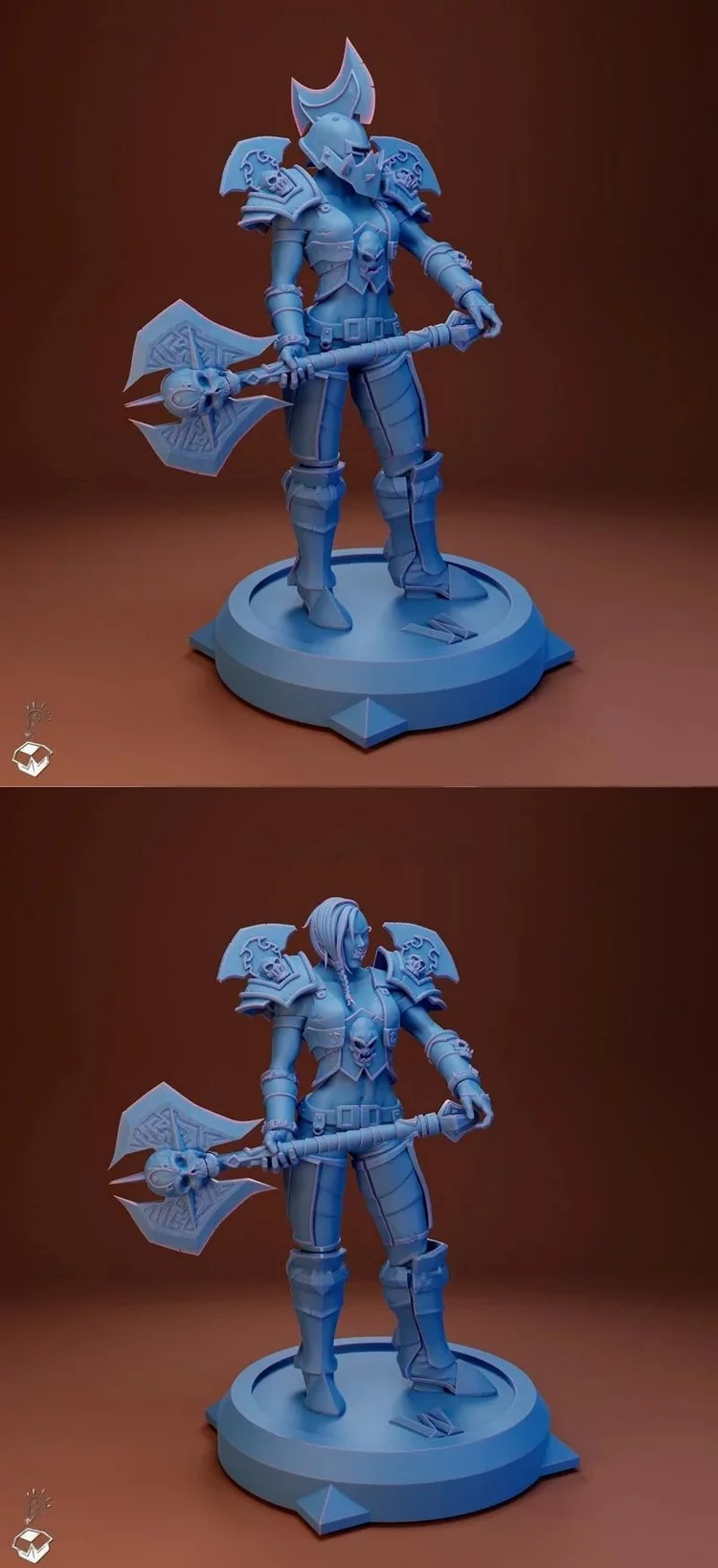 Female Orc Warrior - World of Warcraft