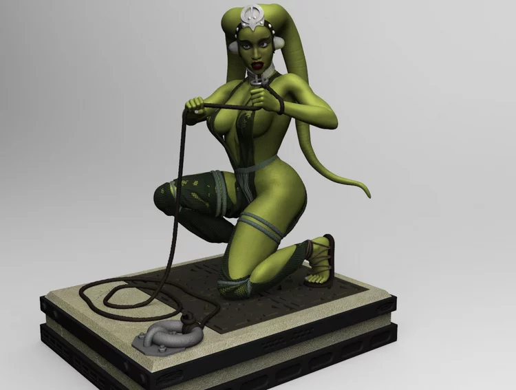 Oola Slave Crouching - Mike