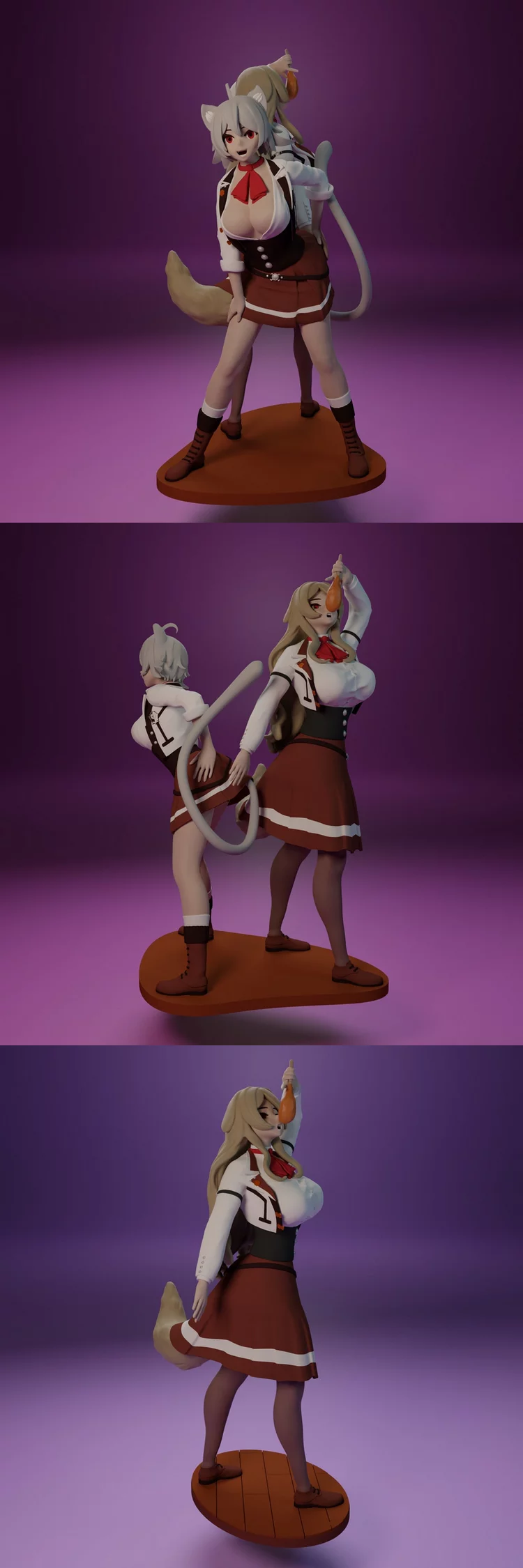 Rinia Dedoldia and Pursena Adoldia from Mushoku Tensei