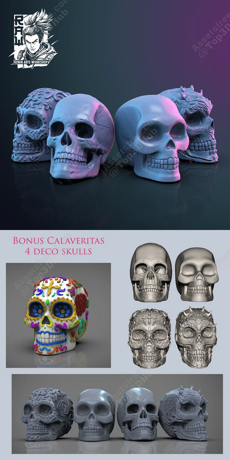 Calavera Color Render