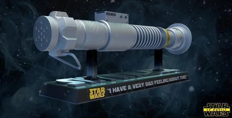 Star Wars - Luke Lightsaber Sculpture
