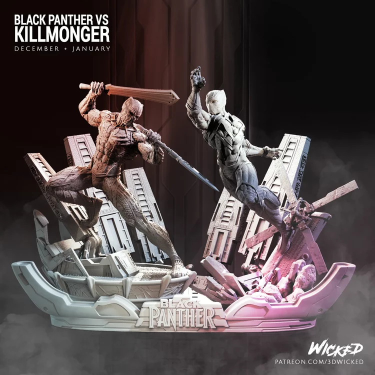 Black Panther Vs Killmonger