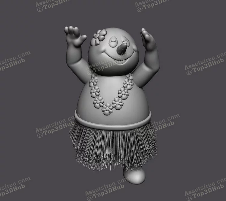 Frosty The Hula Dancer